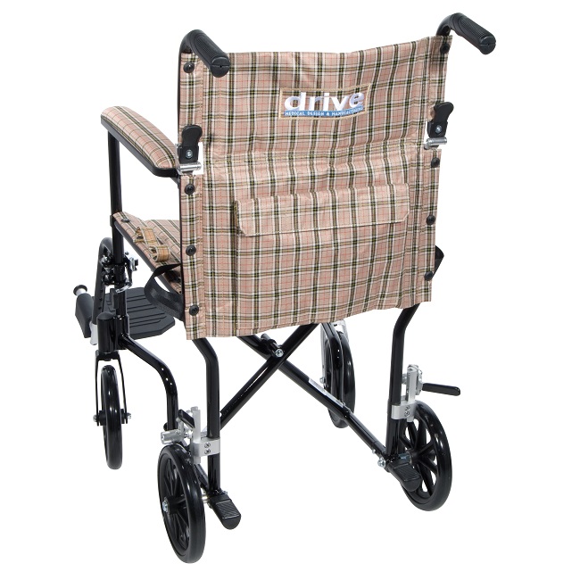 Drive Medical Deluxe Lightweight Transport Wheelchair Drive Medical