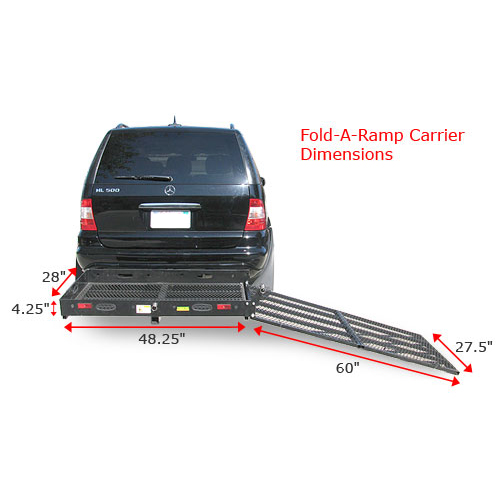 FoldARamp FAR300 Scooter and Power Chair Carrier FoldARamp