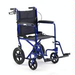 Invacare Lightweight W/12"  Rear Wheels Lightweight Transport Wheelchair