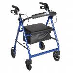 Drive Medical Go-Lite w/6" Wheels Rolling Walkers W/Handbrakes