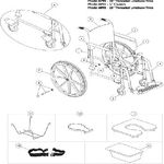 Invacare 18" Seat Plug Invacare Parts
