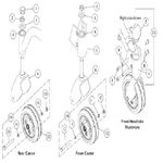 Invacare Bushing - 3/8x1/2x2-1/8" Invacare Parts