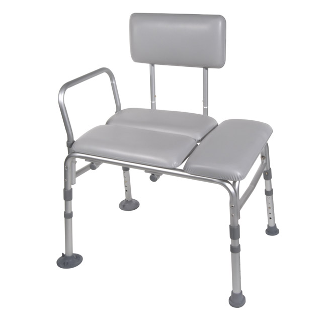 Invacare Transfer Bench; Padded Vinyl Invacare Transfer Benches