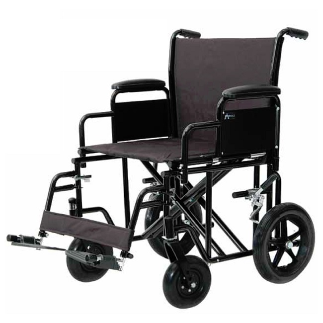 Invacare Heavy Duty with 12" Rear Wheels Invacare Heavy Duty/High