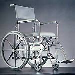 Everest & Jennings Rehab Shower Commode Chair w/24" wheels Rehab Shower Commode Chair