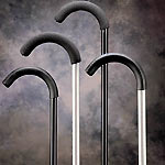 Invacare Group Silver Crook Cane Single Point Cane