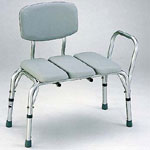 Nova Transfer Bench Padded W/Back Transfer Bench