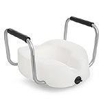 Invacare Group Clamp-On Raised Toilet Seat W/Arms 