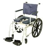 Invacare Mariner Rehab Shower Commode Chair - 23" Wheels Rehab Shower Commode Chair