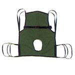 Hoyer Basic 4-Pt Sling w/Commode Cut-Out/Positioning Strap Bathing & Toileting Slings
