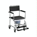 Nova Drop-Arm Transport Shower Chair Rehab Shower Commode Chair