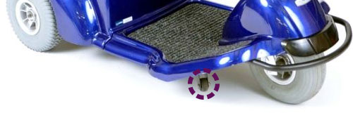3-Wheeled Anti-Tip Wheels