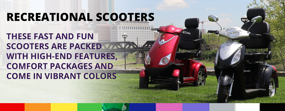 Recreational scooters