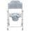 Aluminum Shower Chair and Commode with Casters Aluminum Shower Chair and Commode with Casters