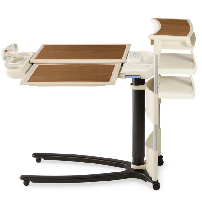 HillRom Art of Care Overbed Table 636 with Extension and Shelf HillRom Overbed Tables