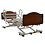 Joerns EasyCare Bed Frame- Shown with Traditional Headboard Style, roll at any height frame and and1/4 Length Assist Rails