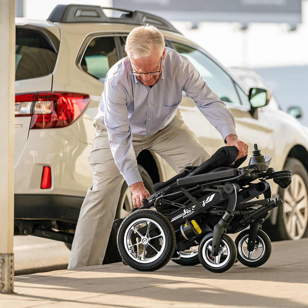 Pride Jazzy Passport Travel Power Wheelchair SpinLife