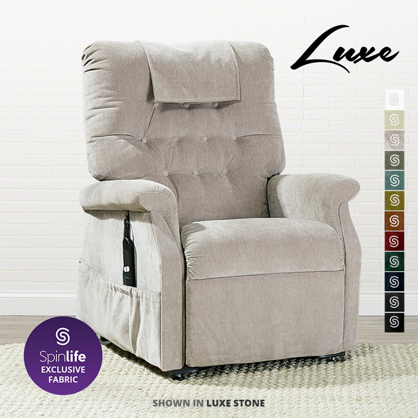 PR458 3 Position Lift Chair in SpinLife Exclusive Luxe