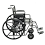 Sentra HD 450 by Drive shown with desk Length arms and swing-away legrests