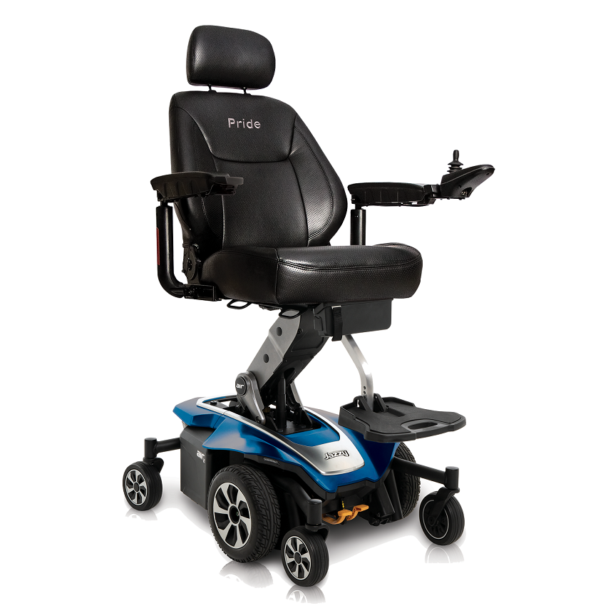 Pride Jazzy Air 2 Full Size Power Wheelchair in Matte Tanzanite from SpinLife