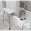 Splash Defense™ Transfer Bench with Curtain Guard Protection by Drive Medical