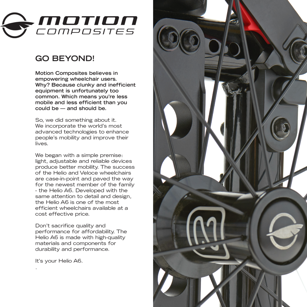 Motion Composites Helio A6 Motion Composites Folding Wheelchairs