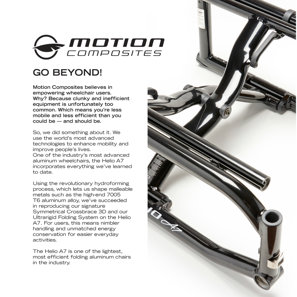 Motion Composites Helio A7 Motion Composites Folding Wheelchairs