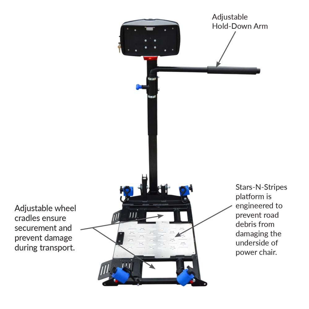 Harmar AL580HDX Power Wheelchair Lift Harmar Outside Power Vehicle Lift
