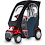 Afiscooter S 4-Wheel shown with Rain Covers