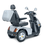 Afiscooter S 3-Wheel Silver Mobility Scooter With Rear Lock Box.