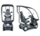 Recreational Scooter with Solid Canopy, Front and Rear View. Recreational Scooter with Solid Canopy, Front and Rear View.