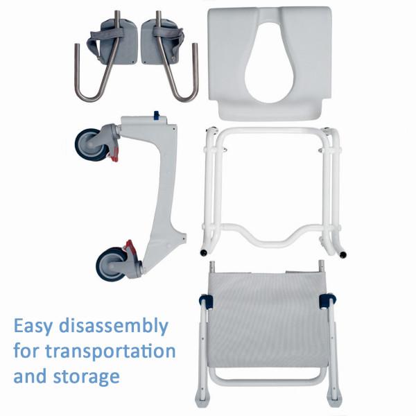 Invacare Aquatec Ocean Ergo Shower Commode Invacare Rehab Shower