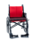 Shown in Red with Optional Cushion with Red Piping