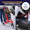 Easy transport & storage with foldable frame