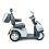 Right Side View Of Afiscooter S3 Dual Seat Recreational Scooter in Silver. Right Side View Of Afiscooter S3 Dual Seat Recreational Scooter in Silver.