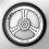 Caster Wheels Silver 4in Caster Wheels Silver 4in