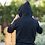 Black  hoodie
