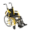 12" Ziggo Transit Seat Showing flip-back armrest