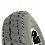 10" Gray Air-Filled Drive Wheel Assembly for Jazzy and Jet Power Chairs