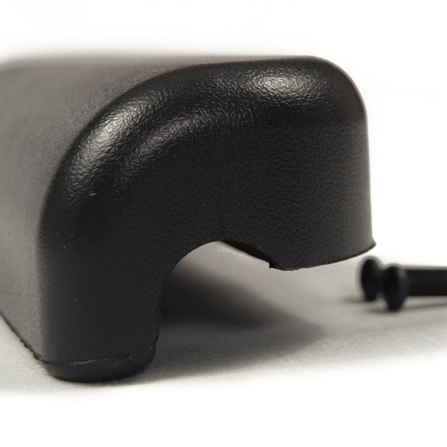 Invacare Kit, Arm Pad w/ Screws, Desk Length, Urethane Waterfall, Black