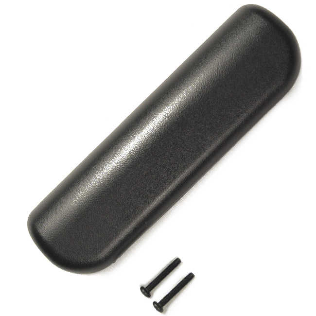 Invacare Kit, Arm Pad w/ Screws, Desk Length, Urethane Waterfall, Black