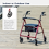 Aluminum Rollator, 6" Casters Aluminum Rollator, 6" Casters
