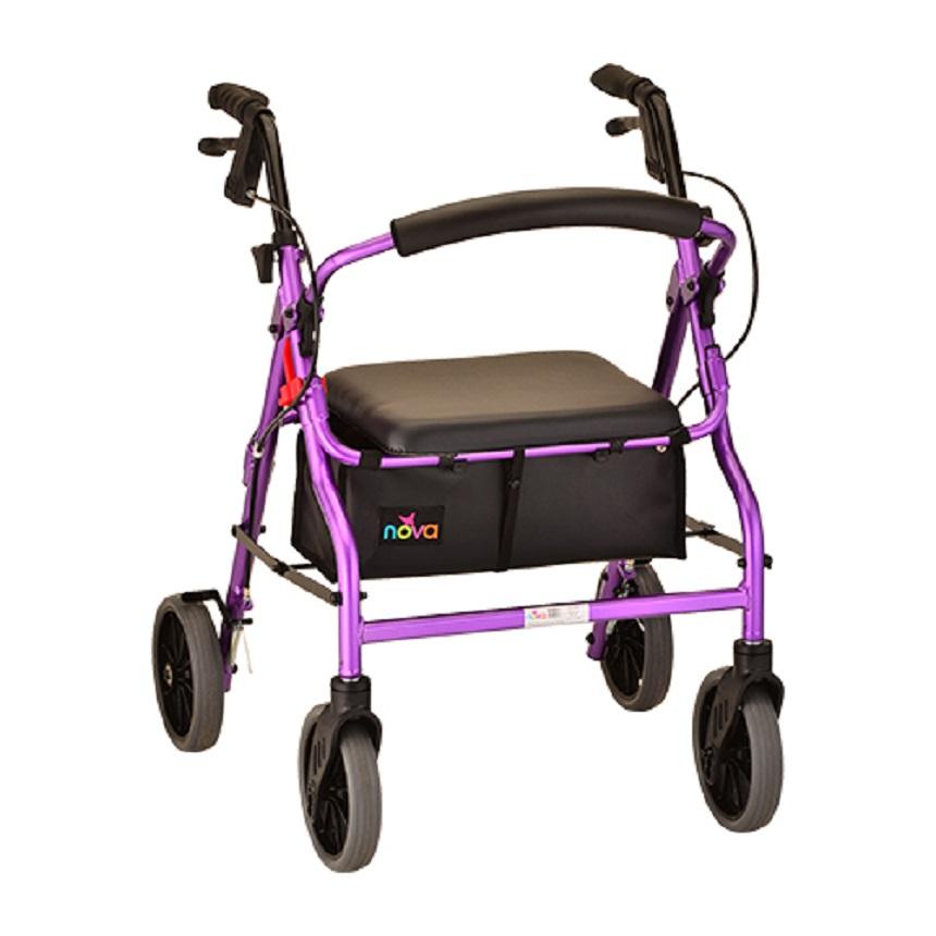 Nova Zoom Series Nova Rolling Walkers W/Handbrakes