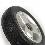 7" Black Flat-Free Front Wheel Assembly for Go Go Elite Traveller/Go Go Ultra X Scooters