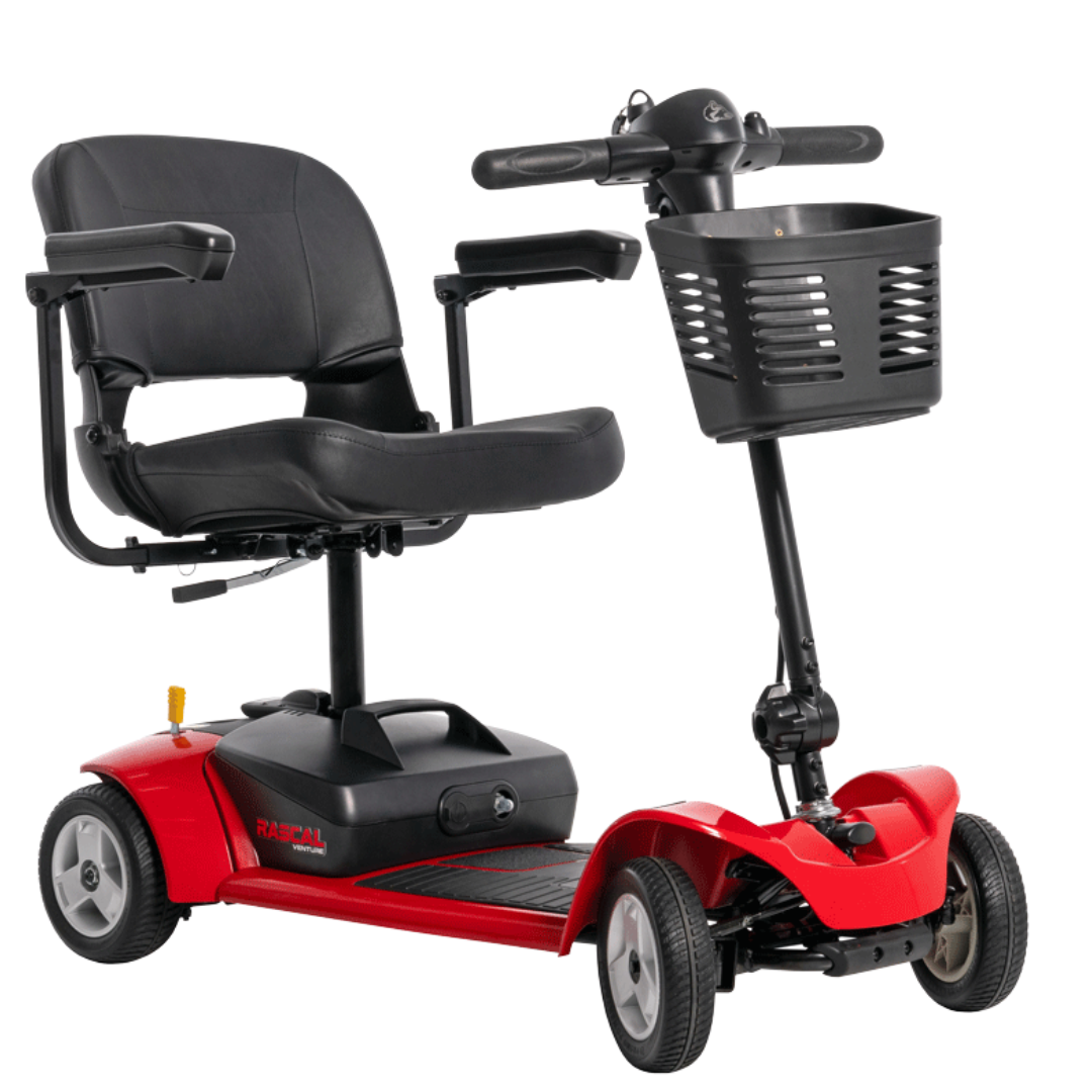 Mega Motion Rascal Venture 4-Wheel Mobility Scooters Travel Scooter from SpinLife