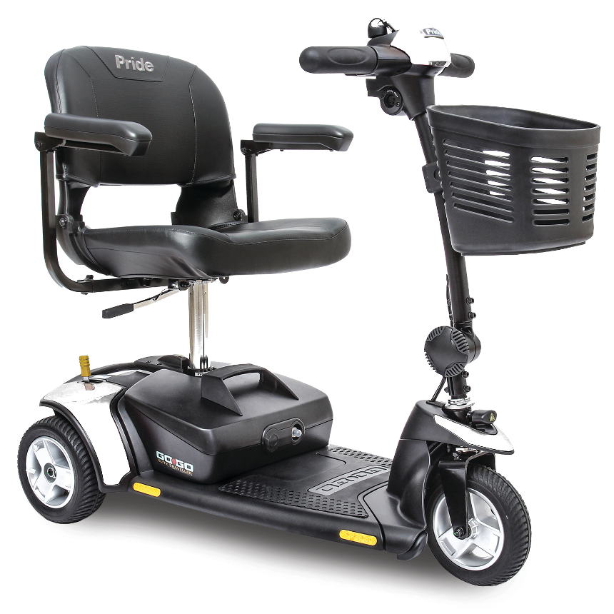 Pride Go Elite Traveller 3-Wheel Mobility Scooters from SpinLife