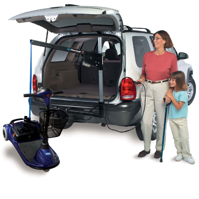AL065 Inside Wheelchair and Scooter Lift