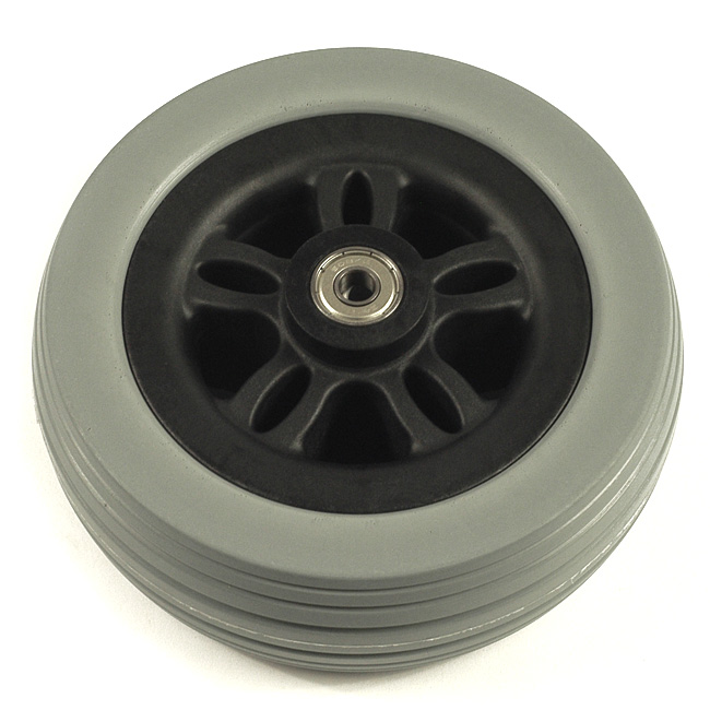 6" Gray Caster Wheel Assembly for Jazzy 614/614HD 6" Gray Caster Wheel Assembly for Jazzy 614/614HD