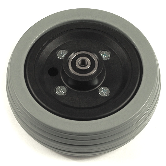 6" Flat-Free Caster Wheel Assembly for Jazzy Power Chairs 6" Flat-Free Caster Wheel Assembly for Jazzy Power Chairs