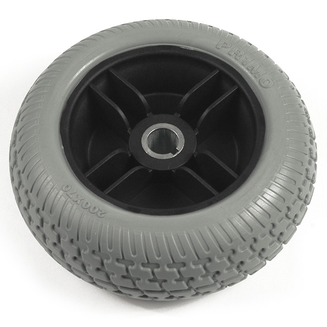 7.5" Gray Flat-Free Drive Wheel Assembly for Go Chair & Z Chair 7.5" Gray Flat-Free Drive Wheel Assembly for Go Chair & Z Chair